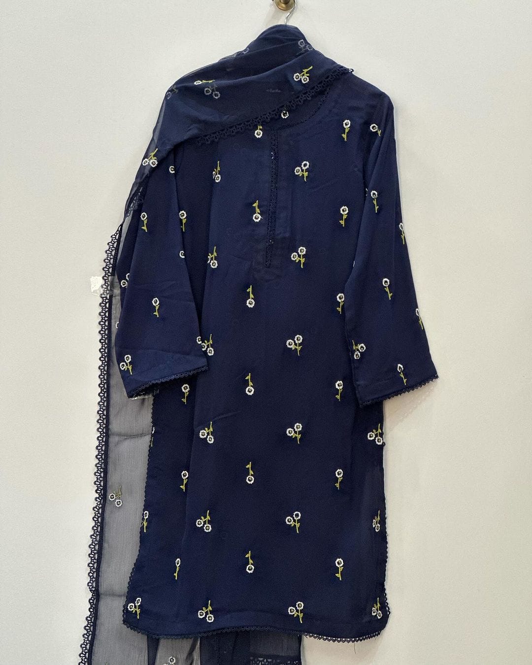 3Pc Embroidered cotton lawn Dress for Women