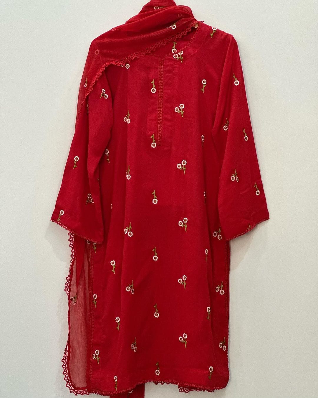 3Pc Embroidered cotton lawn Dress for Women