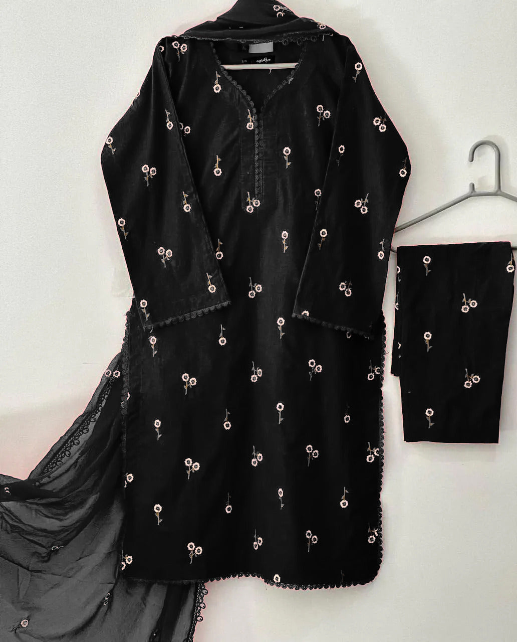 3Pc Embroidered cotton lawn Dress for Women
