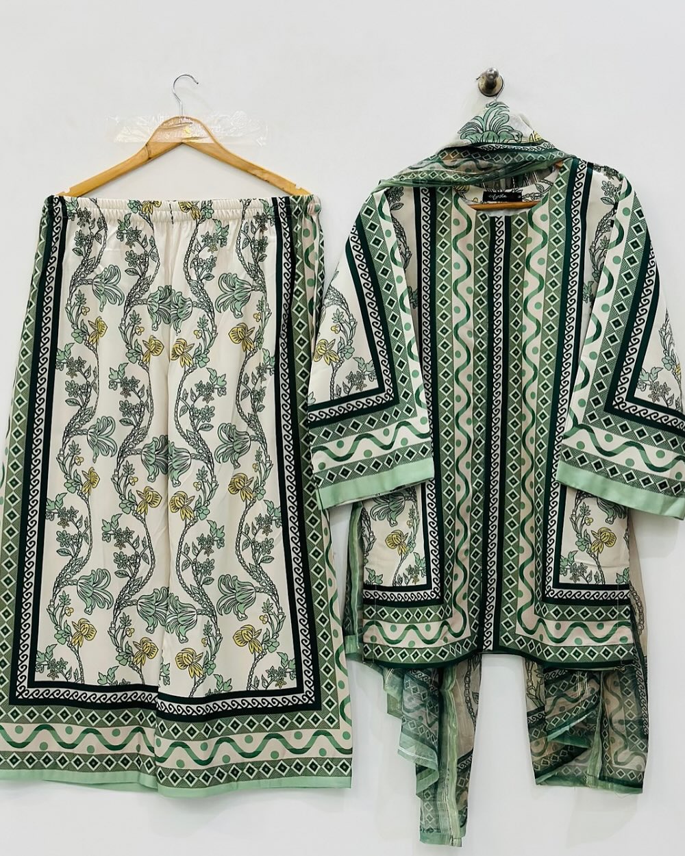 3 pcs floral printed dress