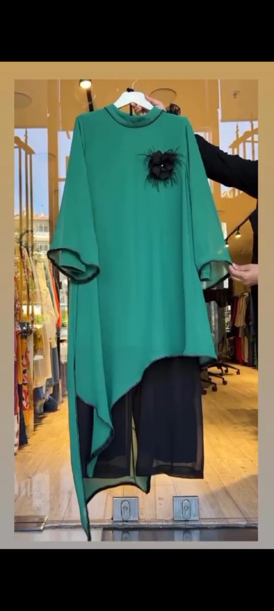 2Pc Western Style Dress for Women