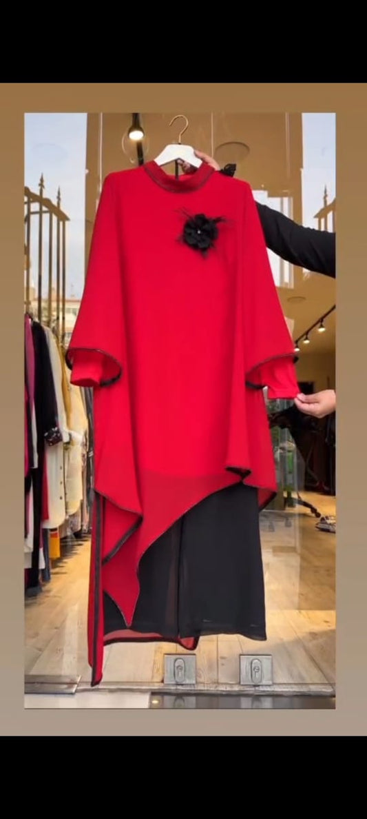 2Pc Western Style Dress for Women
