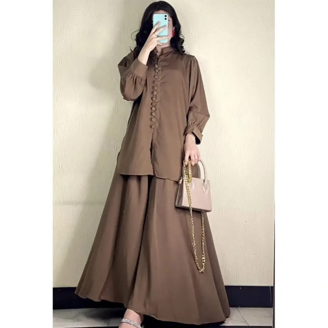 2pc western Flapper and shirt Dress for Women